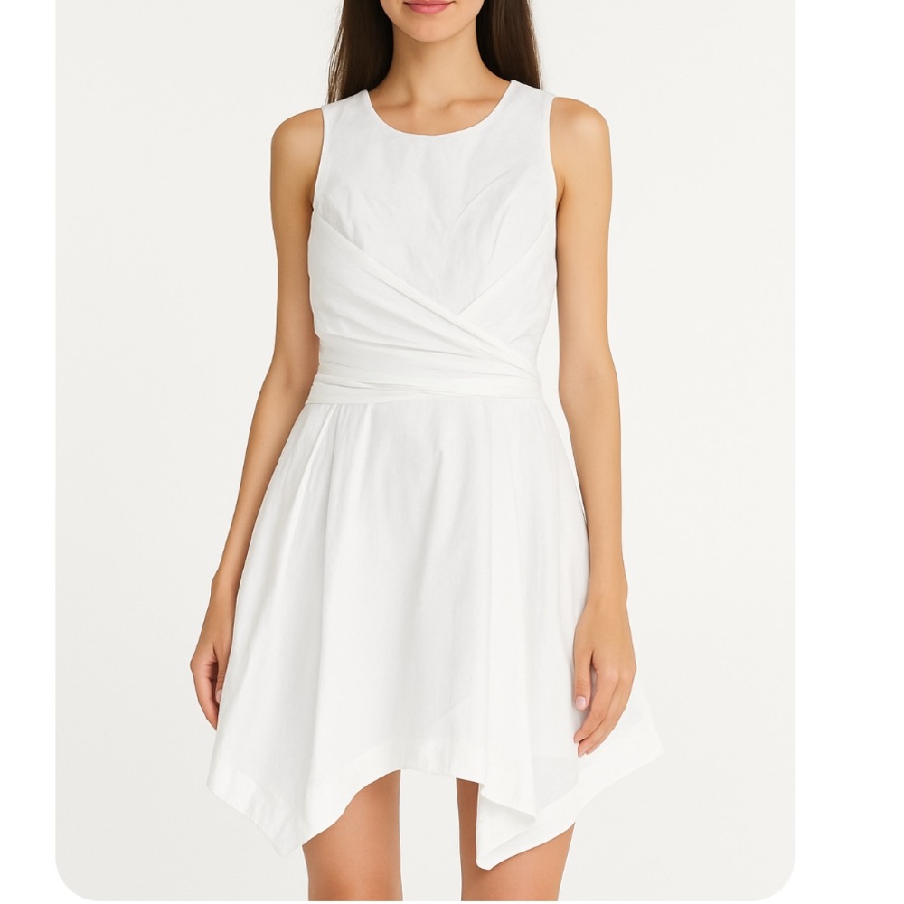 Rebecca Taylor Asymmetrical White Dress